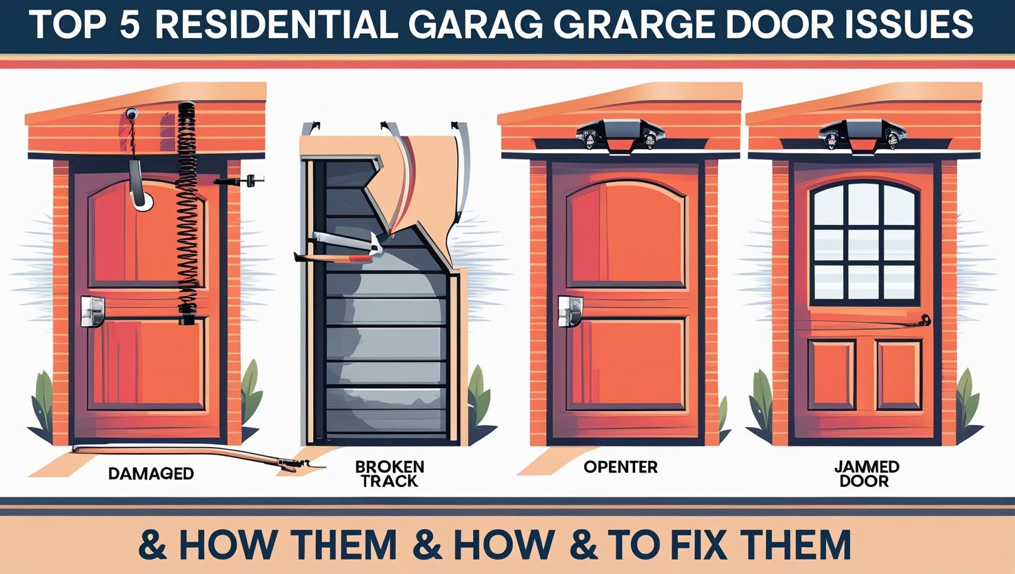 Top 5 Residential Garage Door Issues & How to Fix Them