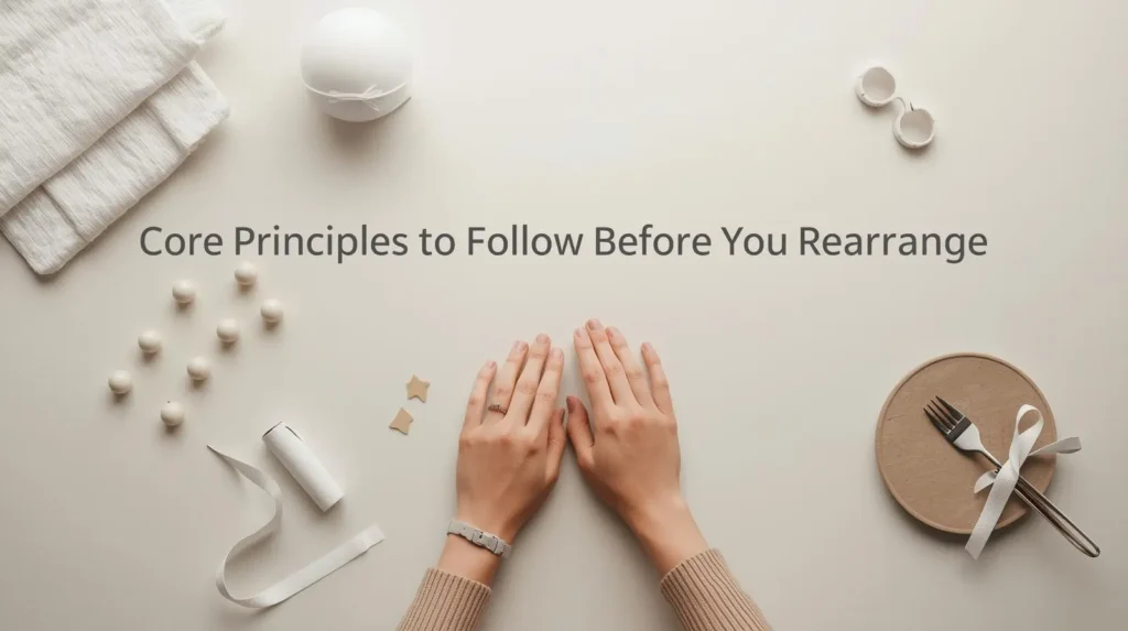 Core Principles to Follow Before You Rearrange
