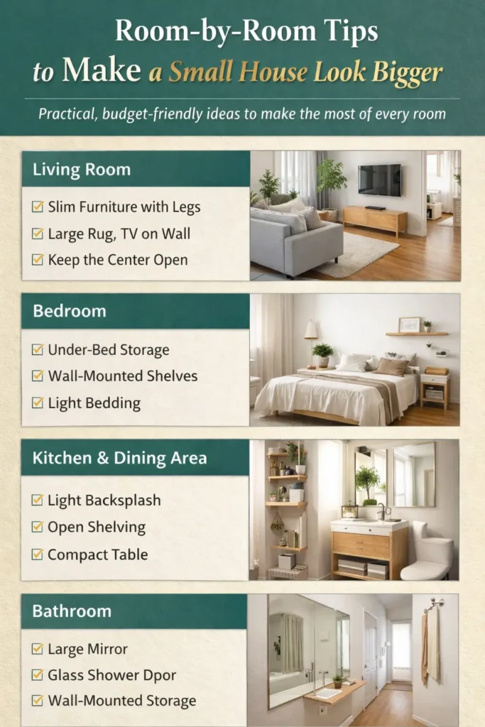 Room-by-Room Tips to Make a Small House Look Bigger