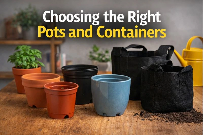 Choosing the Right Pots and Containers