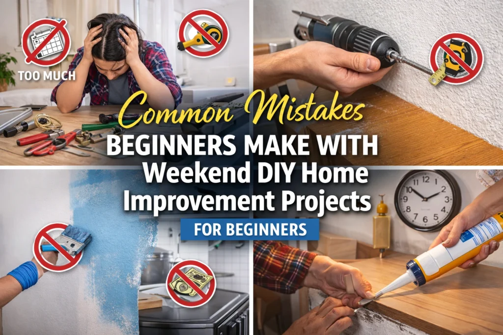 Common Mistakes Beginners Make With Weekend DIY Home Improvement Projects