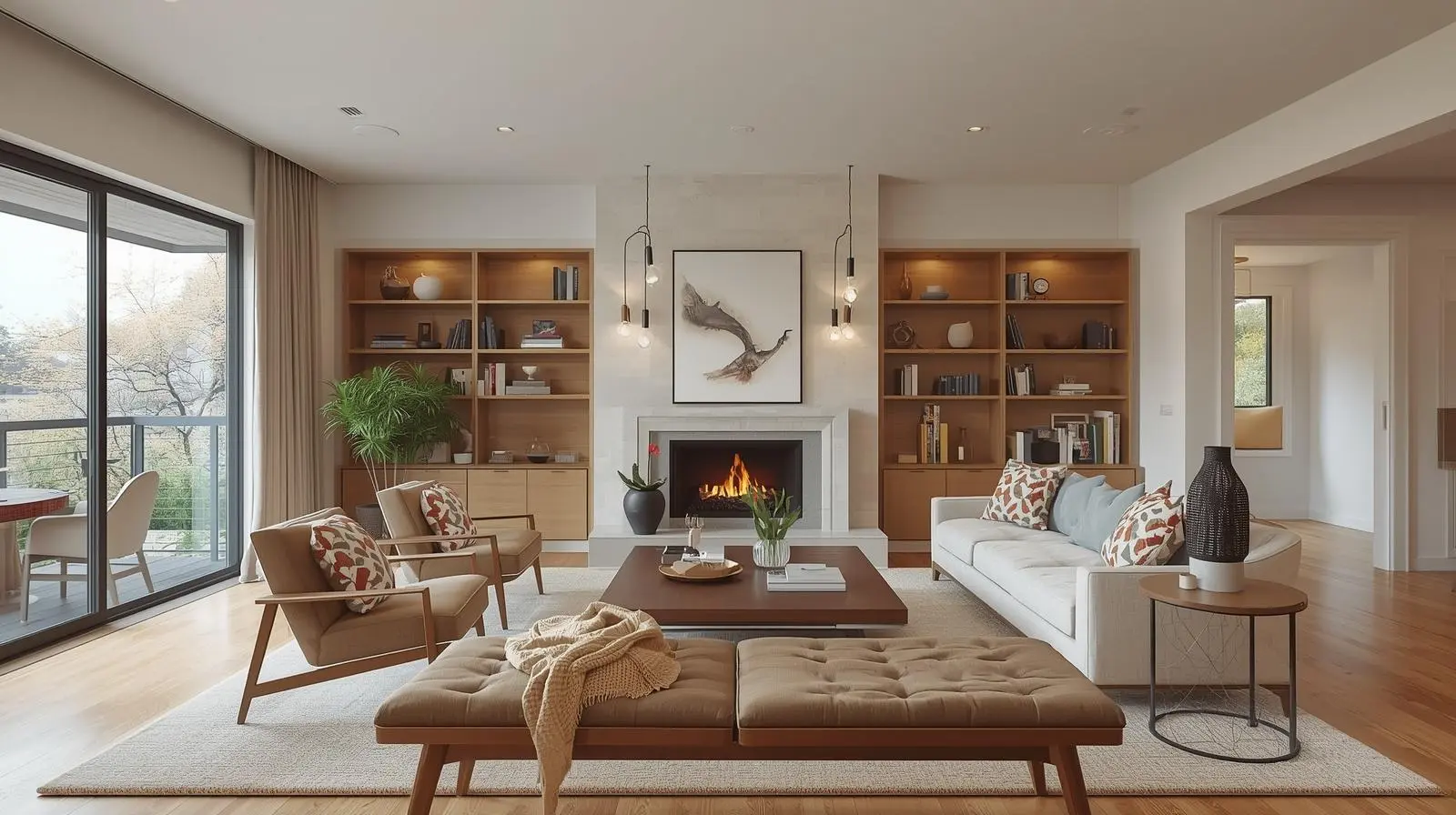 Awkward Living Room Layout With Fireplace_ Ideas That Work