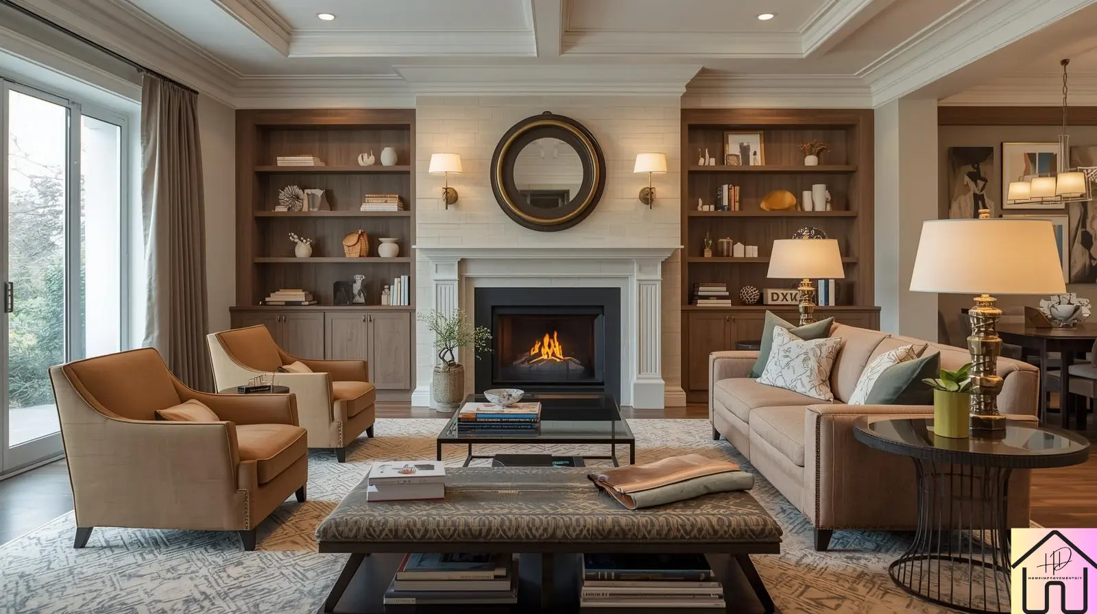 How to Arrange Furniture in an Awkward Living Room With Fireplace